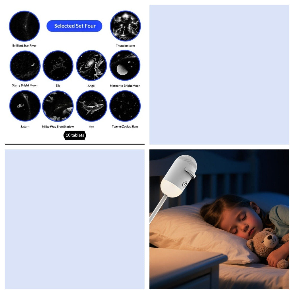 Bedroom Night Light with USB Charging