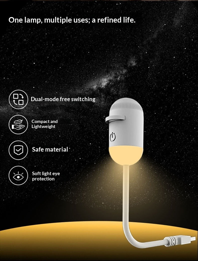 Bedroom Night Light with USB Charging