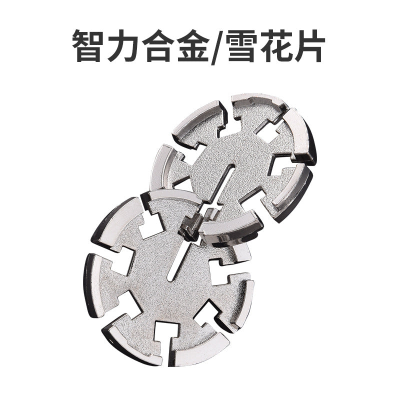 Luban Lock Puzzle Toy - High IQ Metal Unlocking Game