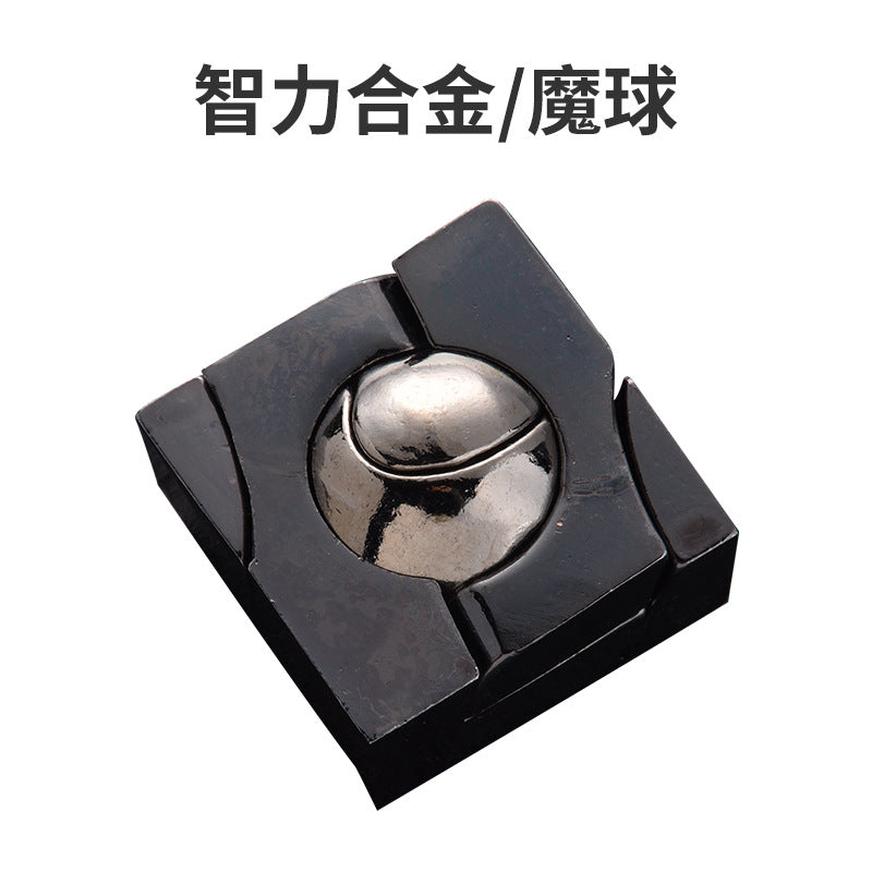 Luban Lock Puzzle Toy - High IQ Metal Unlocking Game