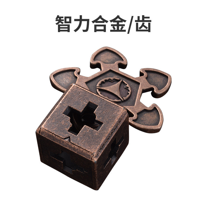 Luban Lock Puzzle Toy - High IQ Metal Unlocking Game