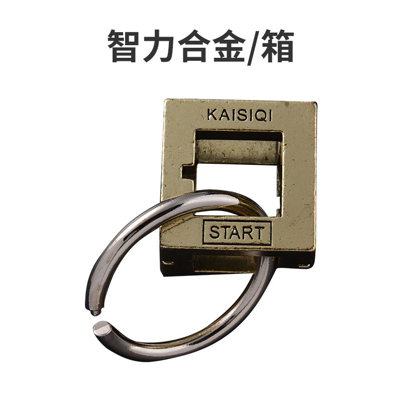 Luban Lock Puzzle Toy - High IQ Metal Unlocking Game