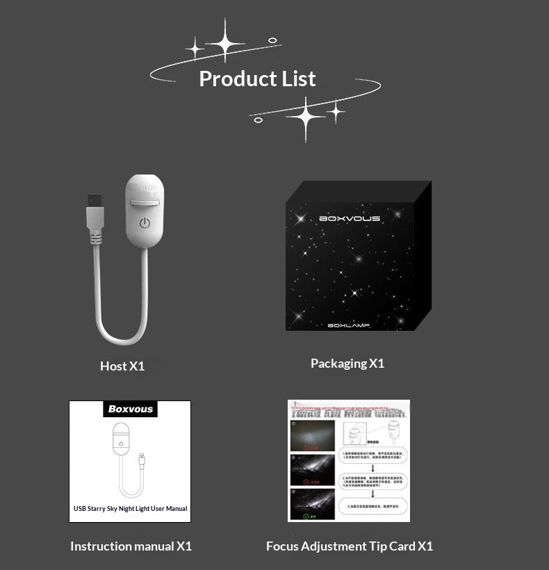 Bedroom Night Light with USB Charging
