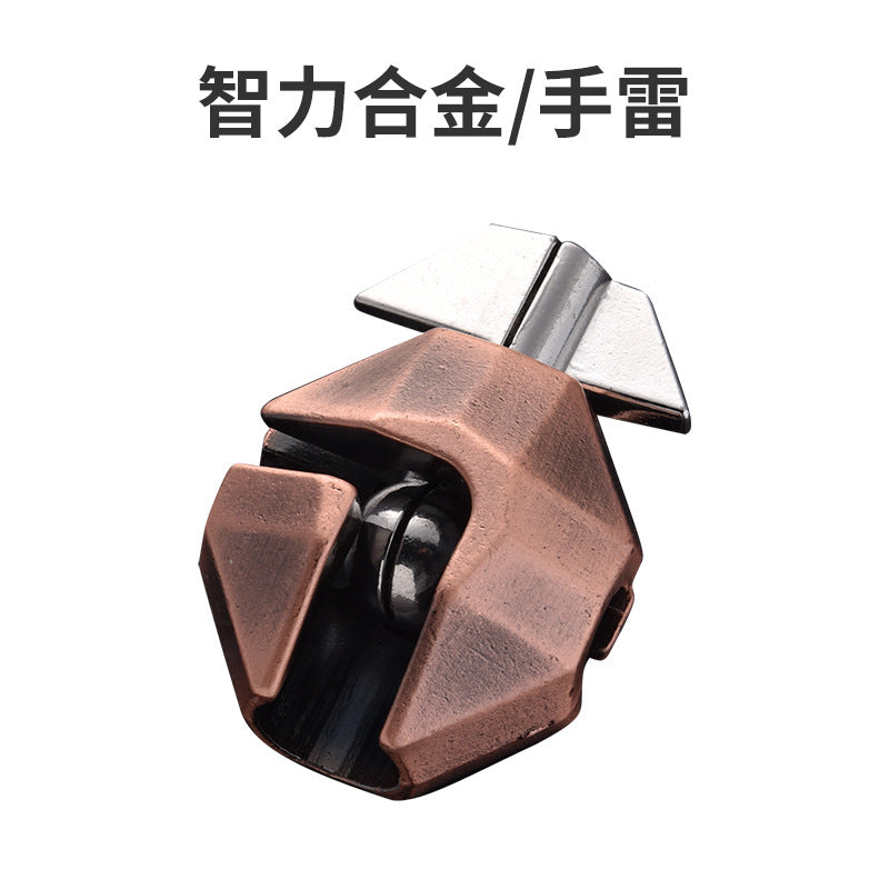 Luban Lock Puzzle Toy - High IQ Metal Unlocking Game