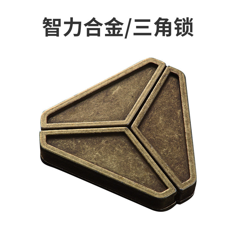Luban Lock Puzzle Toy - High IQ Metal Unlocking Game