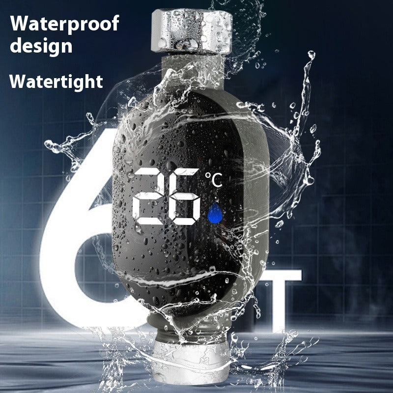 LED Faucet Thermometer