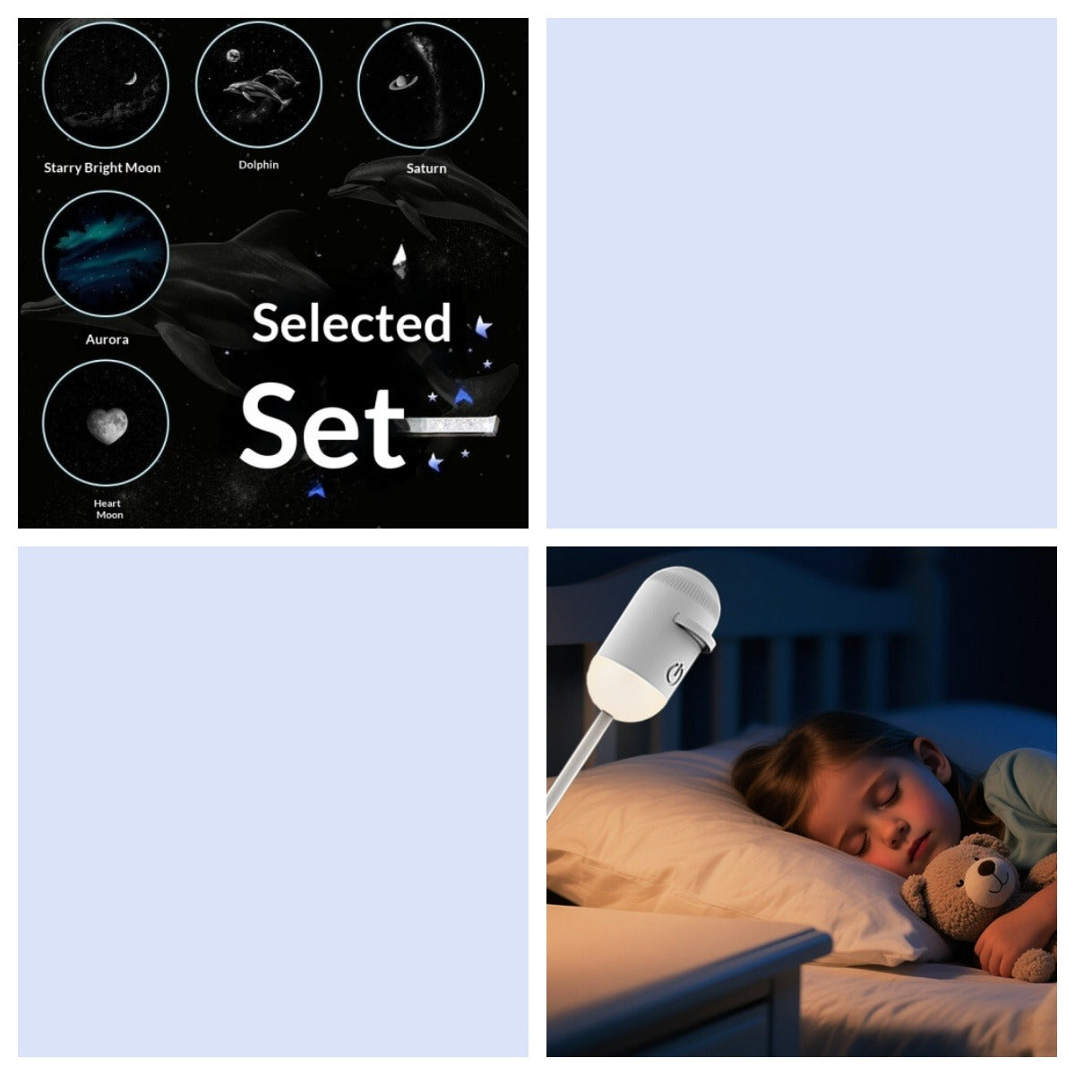 Bedroom Night Light with USB Charging