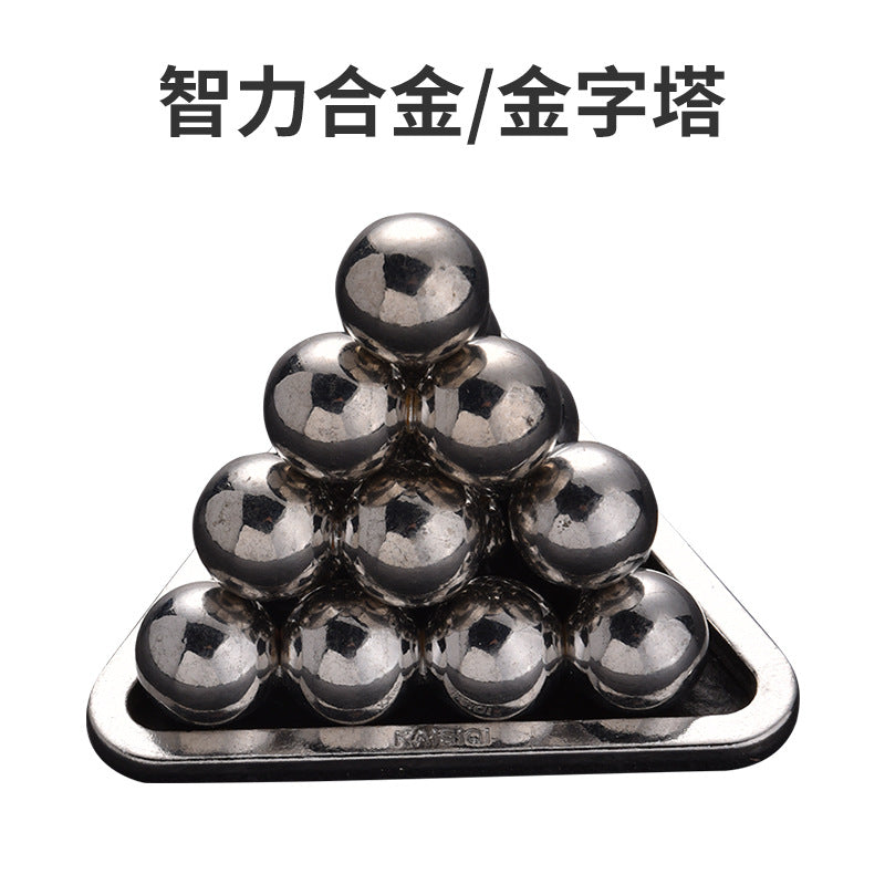Luban Lock Puzzle Toy - High IQ Metal Unlocking Game