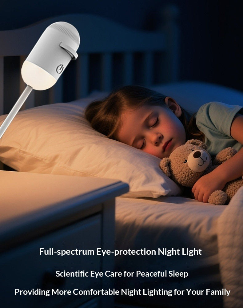 Bedroom Night Light with USB Charging