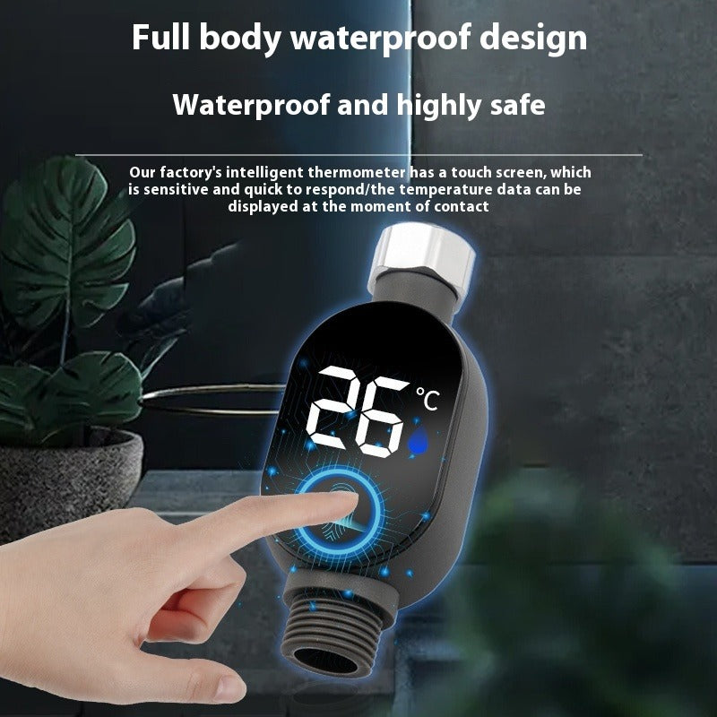 LED Faucet Thermometer