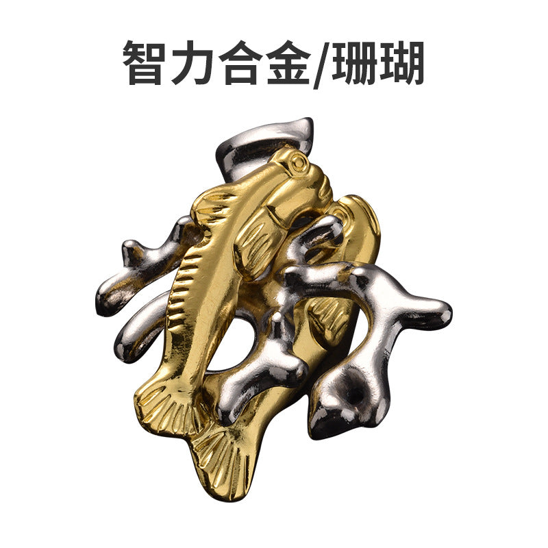 Luban Lock Puzzle Toy - High IQ Metal Unlocking Game
