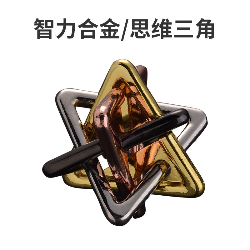 Luban Lock Puzzle Toy - High IQ Metal Unlocking Game