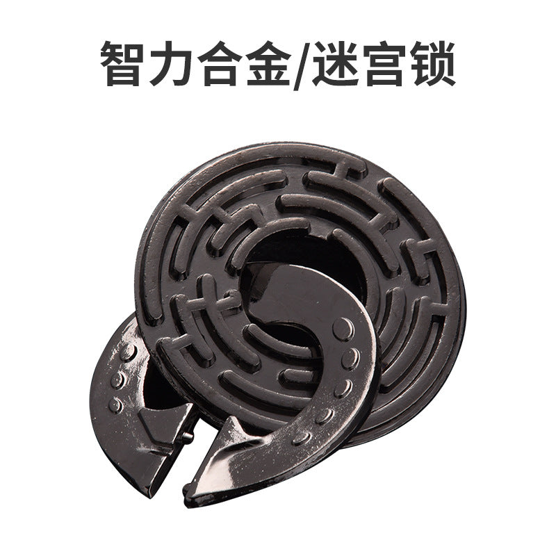 Luban Lock Puzzle Toy - High IQ Metal Unlocking Game