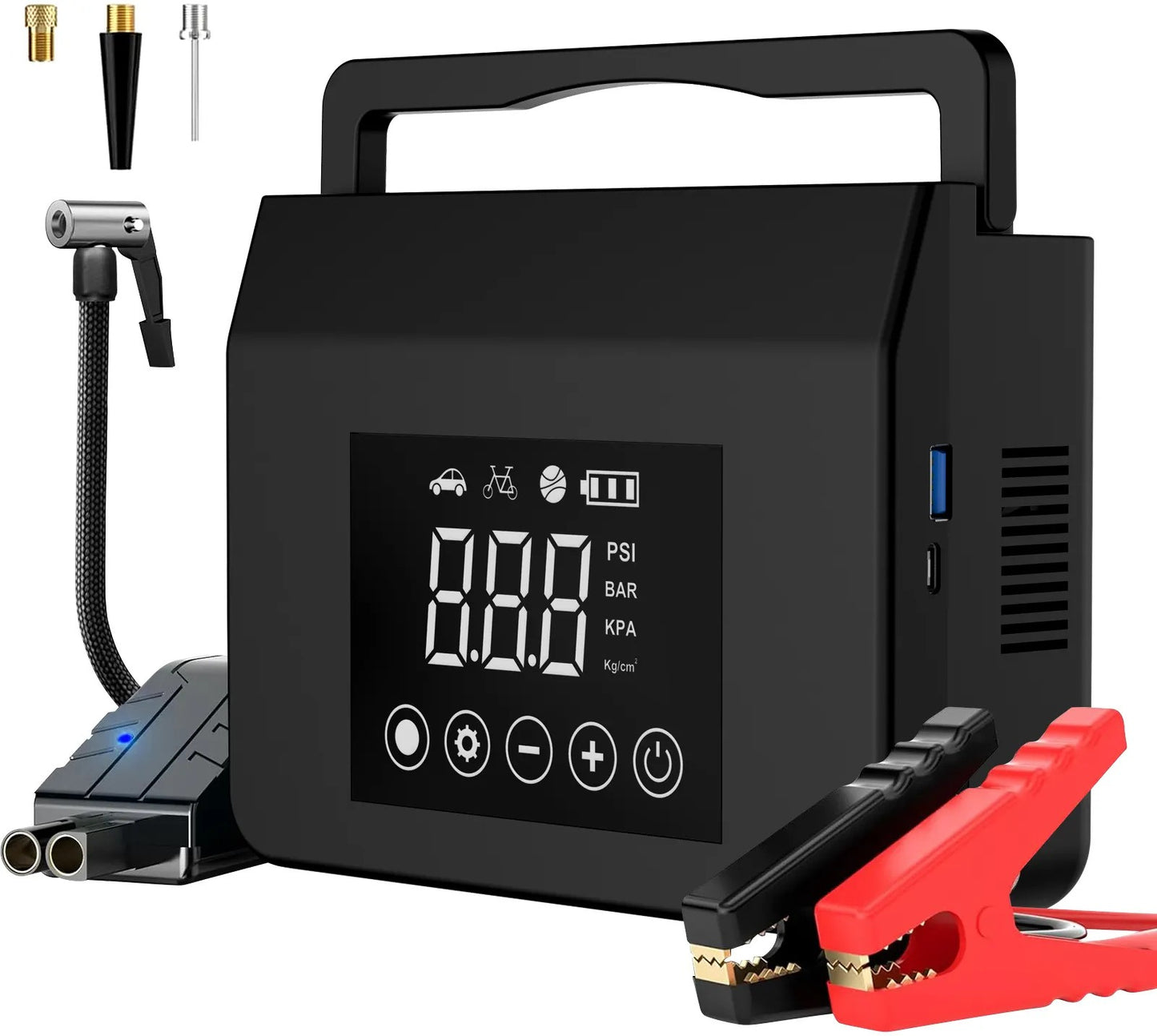 Car Starter Power Pack with Booster Charger