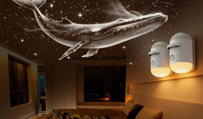 Bedroom Night Light with USB Charging