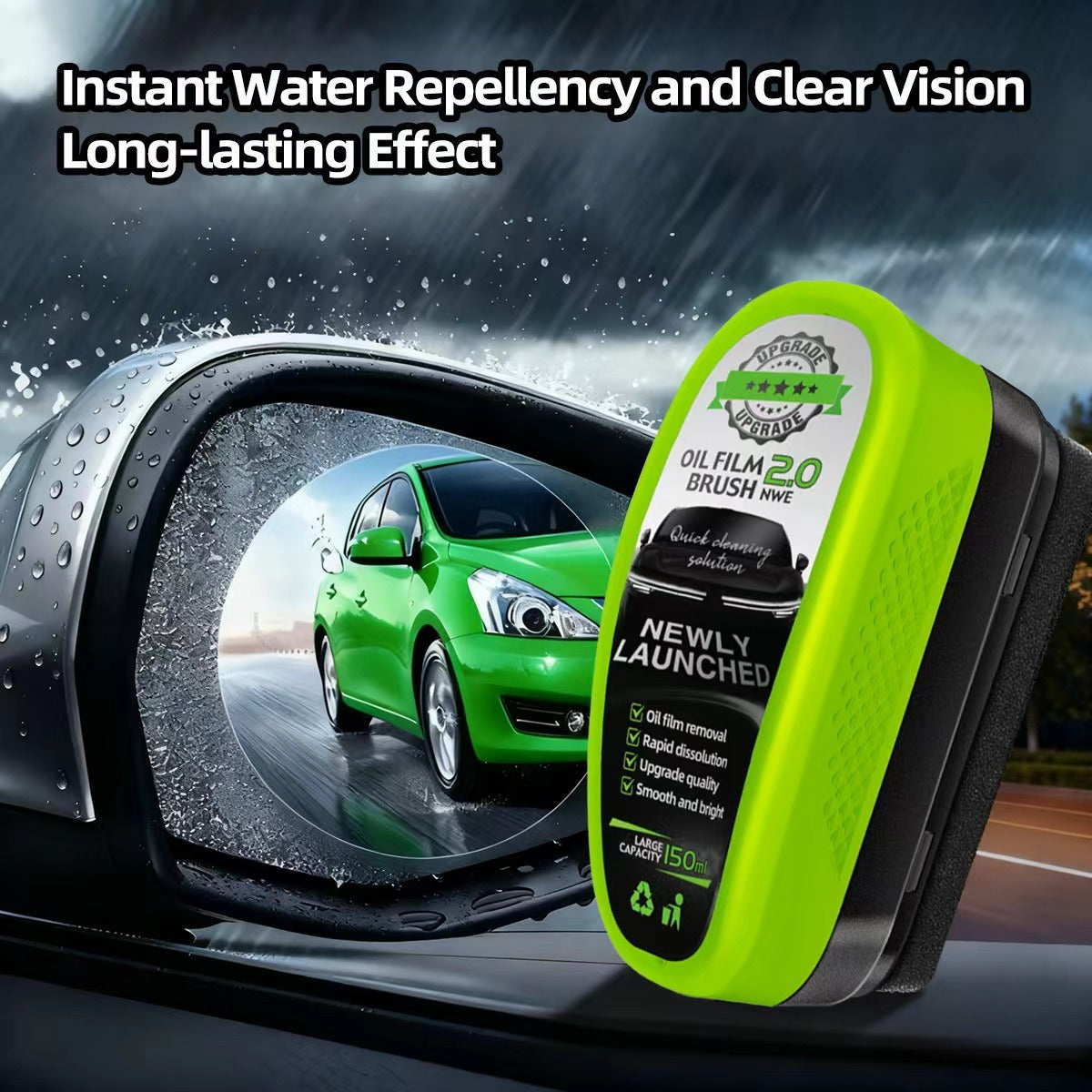 Anti-freeze Glass Oil Film