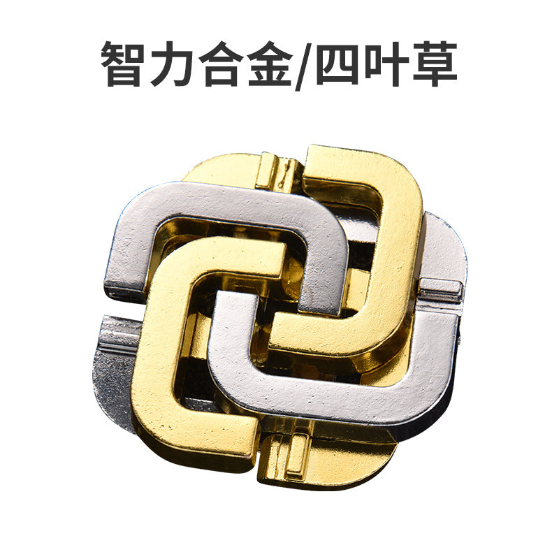 Luban Lock Puzzle Toy - High IQ Metal Unlocking Game